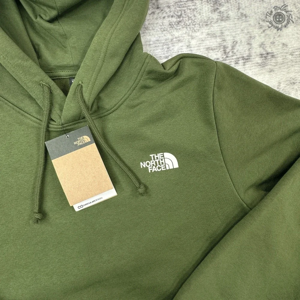NWT The North Face Men's Evo Box‎ Camo Hoodie Small Woodland Green NF0A8FN1